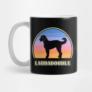 Labradoodle Vintage Sunset Dog Mug